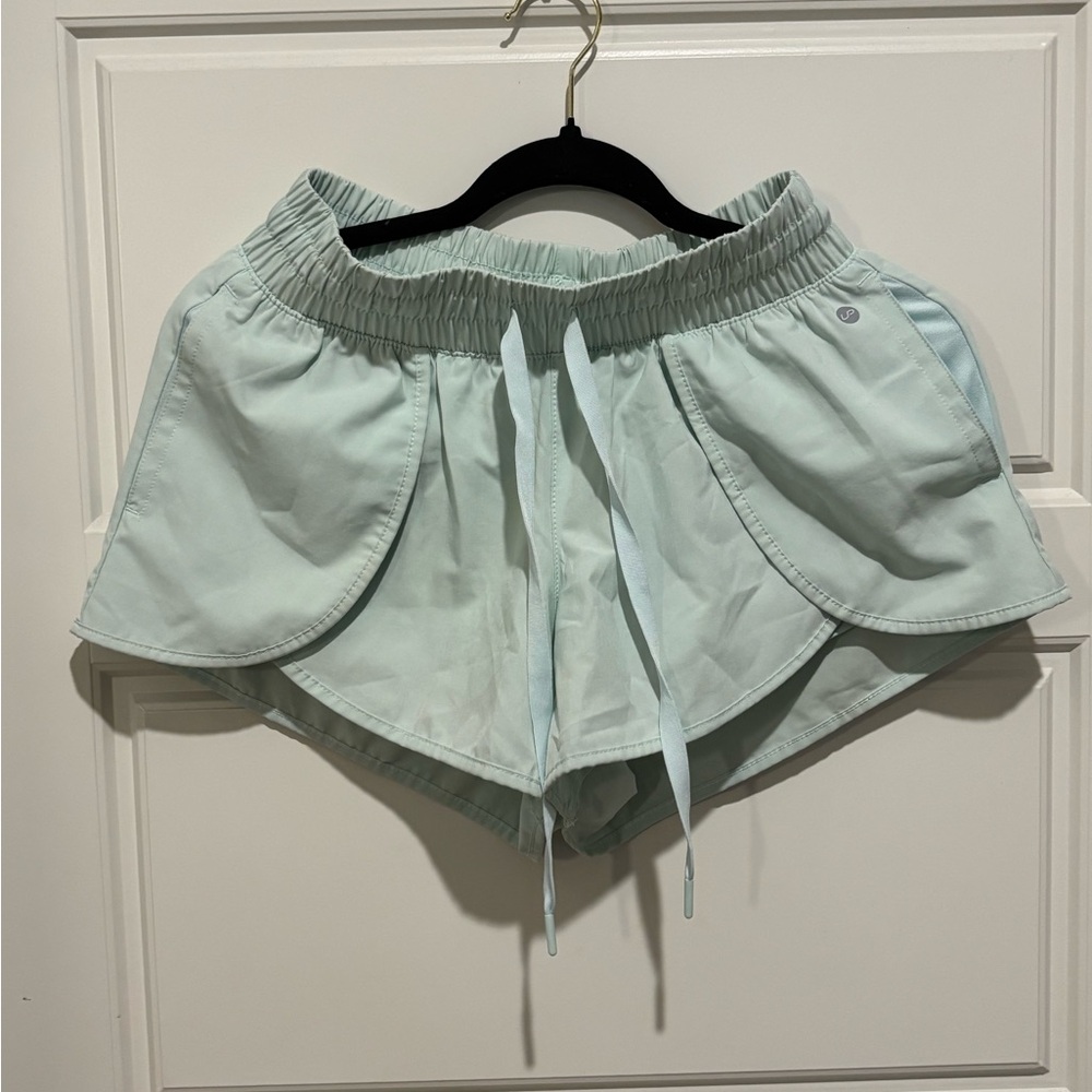 Women's Mint Green Athletic Shorts